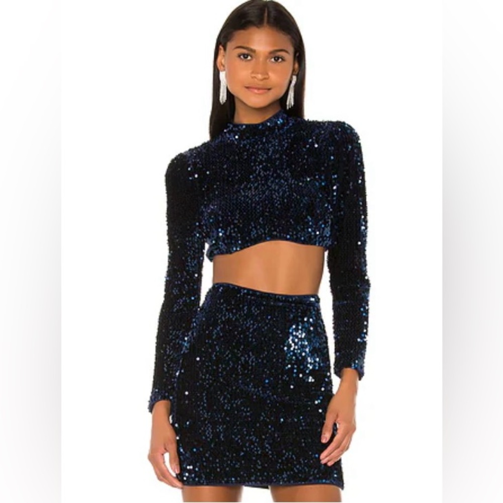 Camila cohelo blue set